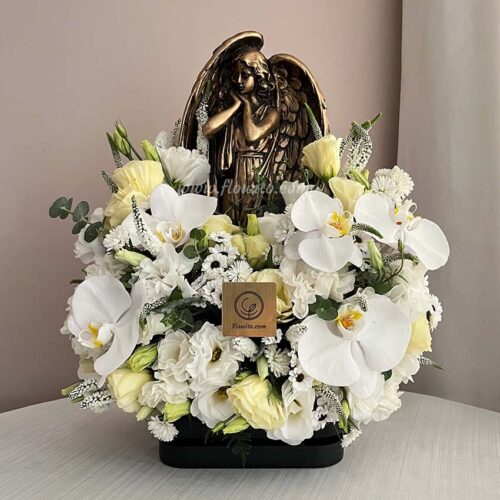باکس گل و مجسمه بال فرشته کد 392