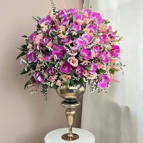 جام گل ارکیده بنفش کد 403